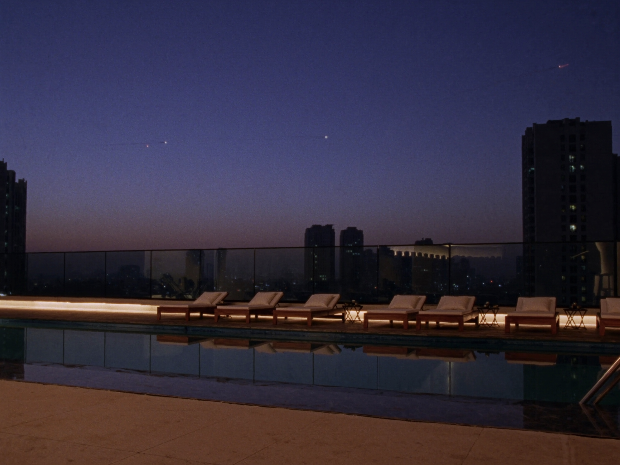 Rooftop pool