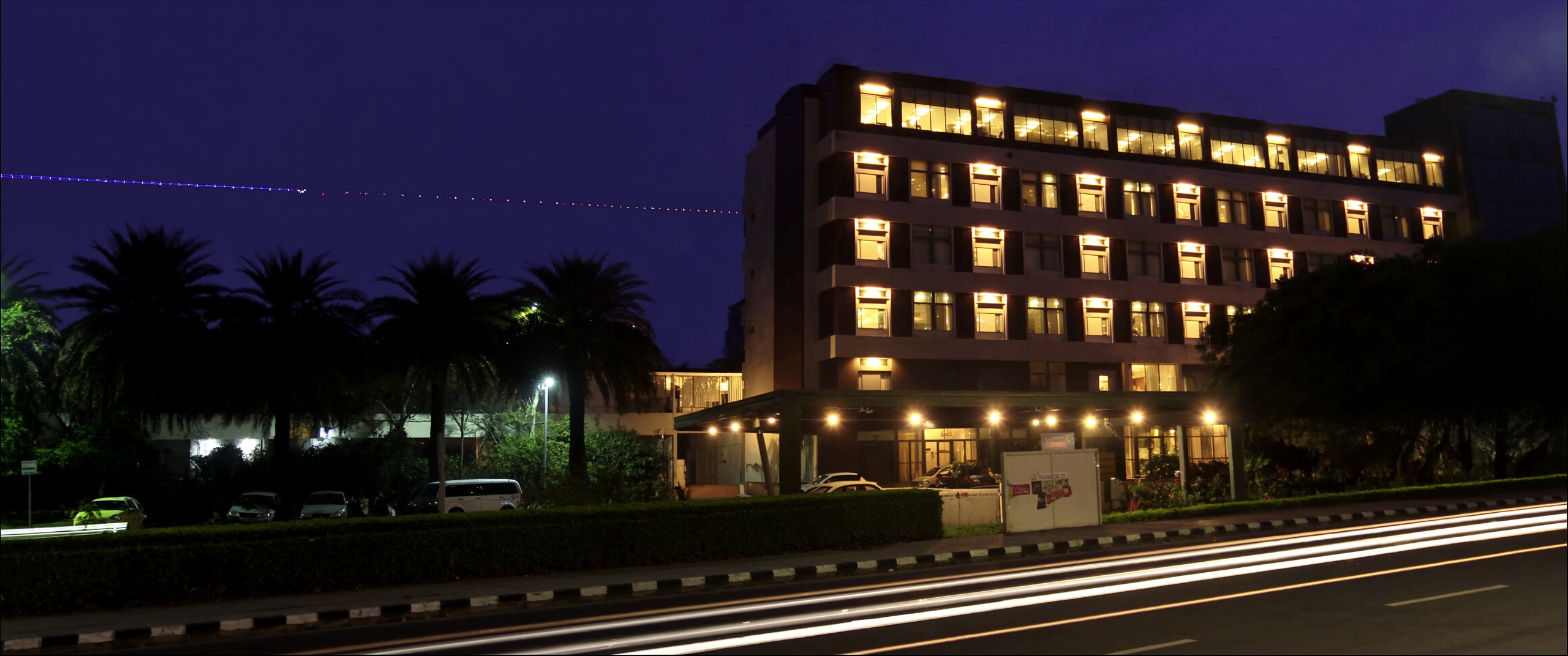 Hotel at night